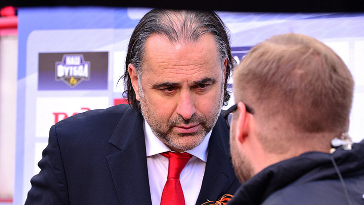 Миодраг Божович во время последнего матча с ЦСКА