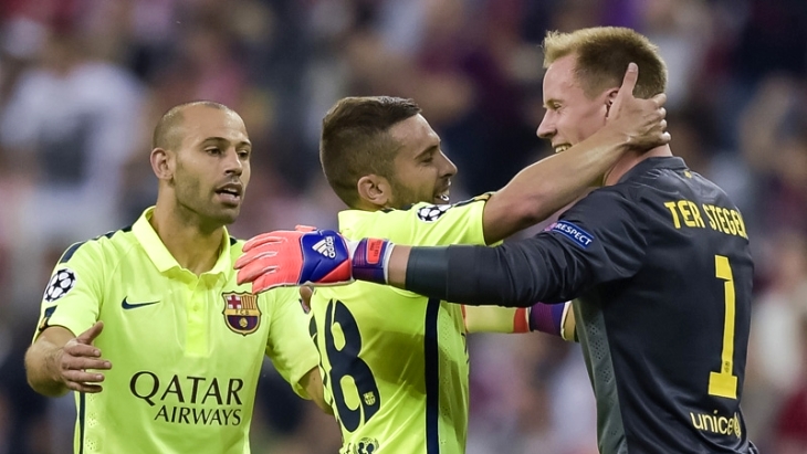 Тер Штеген, Маскерано и Альба