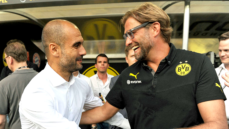 Хосеп Гвардиола и Юрген Клопп