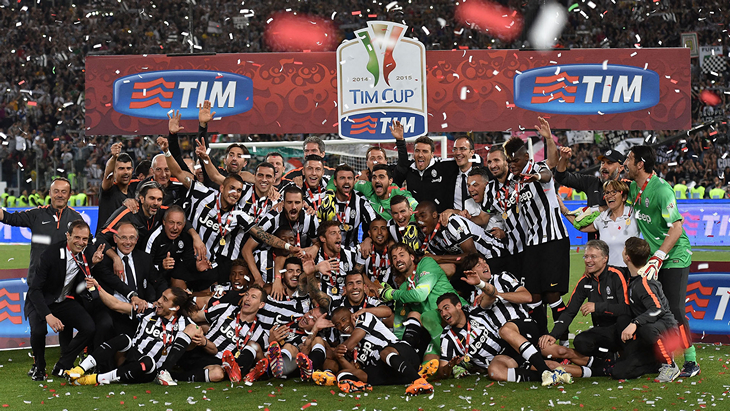 «Ювентус» празднует успех в Кубке Италии