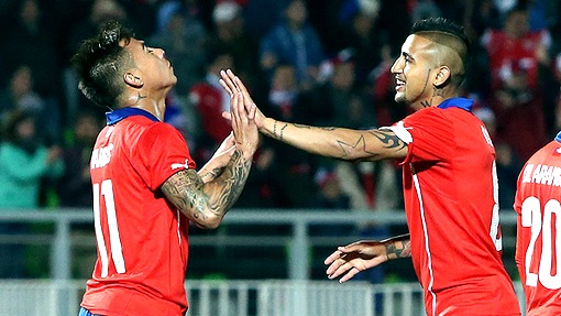 Эдуардо Варгас и Артуро Видаль