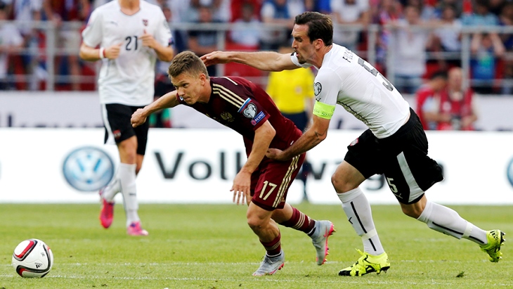 Россия вновь проиграла Австрии