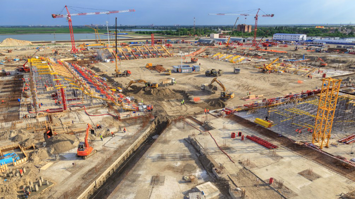 Стройплощадка «Ростов-Арены»