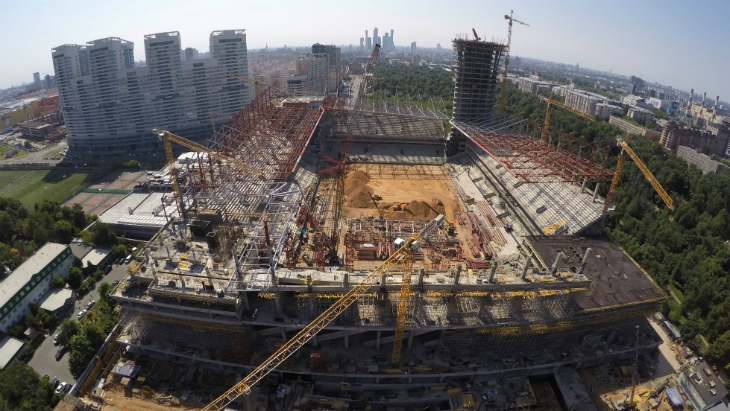 Стройплощадка стадиона ЦСКА