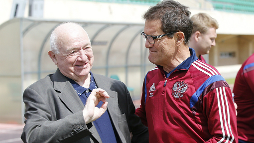 Никита Симонян и Фабио Капелло