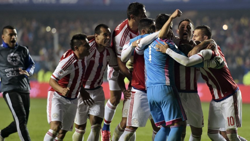 Футболисты сборной Парагвая