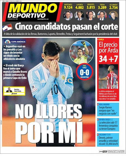 Обложка Mundo Deportivo