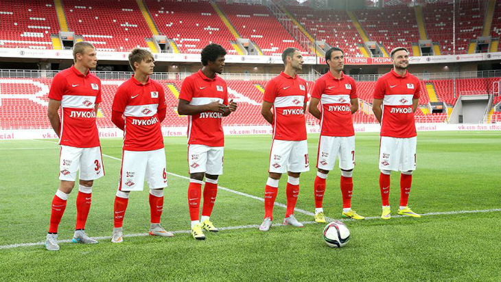 Новички «Спартака» в новой форме