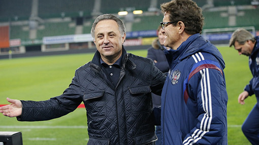 Виталий Мутко и Фабио Капелло