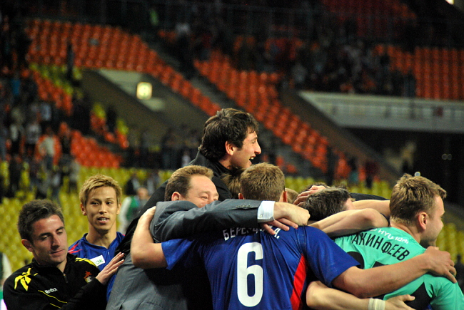 Первый трофей Слуцкий выиграл спустя два года после прихода в ЦСКА