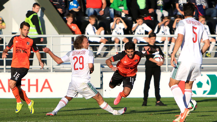 Фрагмент матча «Урал» — «Локомотив»