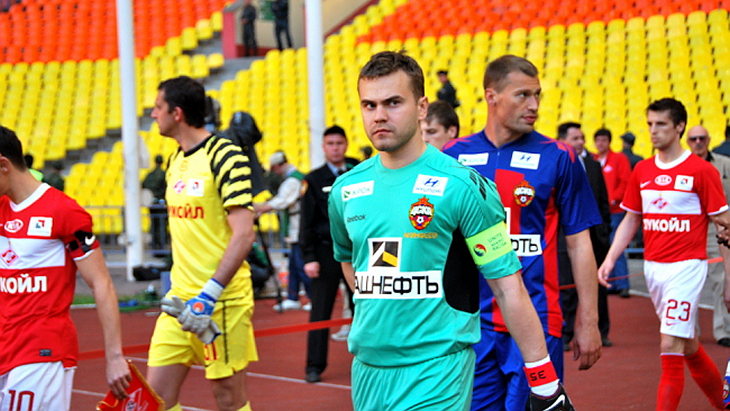 Игорь Акинфеев пострадал от действий Веллитона