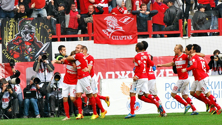 Радость футболистов «Спартака»