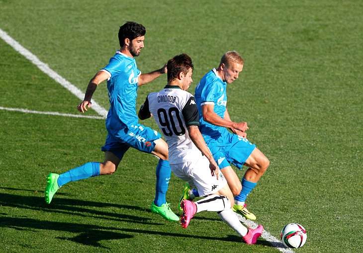 А атаке Федор Смолов