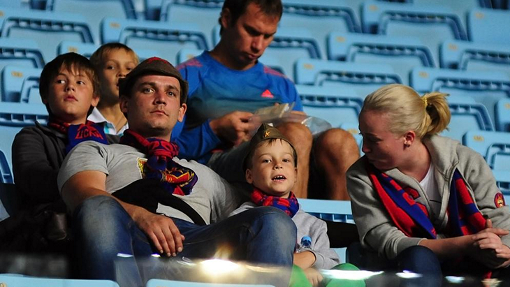 Не все болельщики были настроены так же мирно