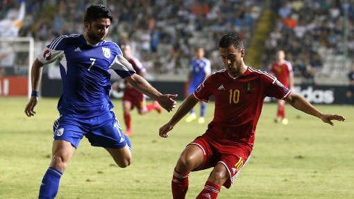 Азар помог Бельгии обыграть Кипр