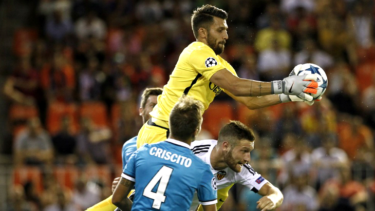 Юрий Лодыгин в первом тайме играл не очень уверенно