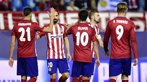 Футболисты «Атлетико»