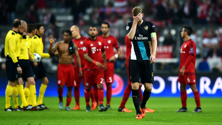 «Арсенал» не сумел еще раз отобрать очки у «Баварии»