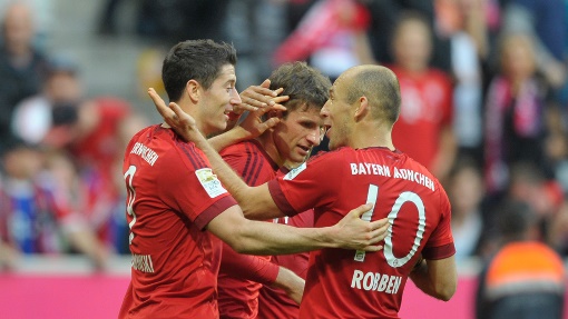 Футболисты «Баварии»