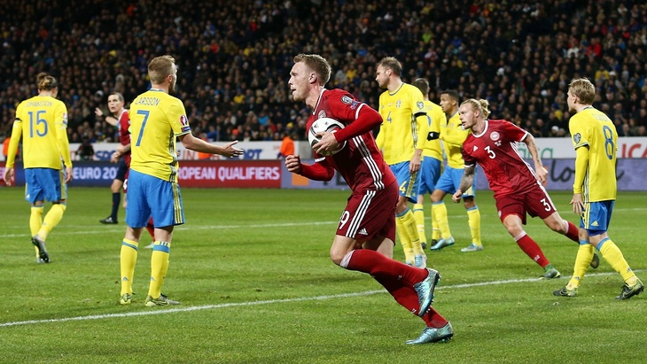 Датчане смогли забить крайне важный мяч на выезде
