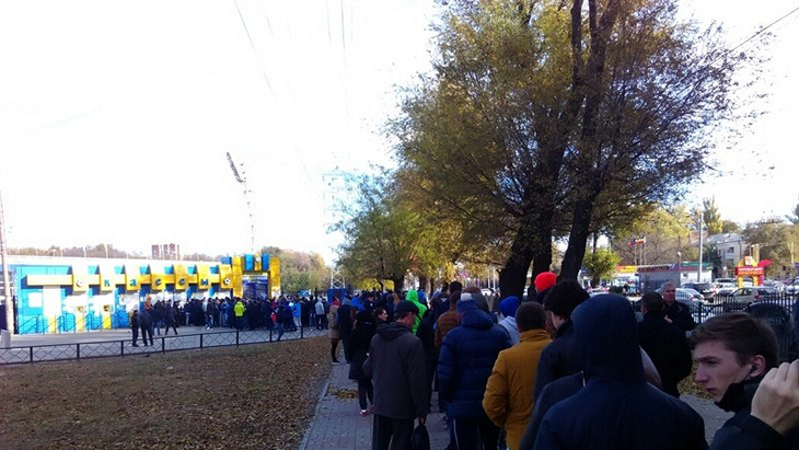 Очереди у касс «Олимпа-2»