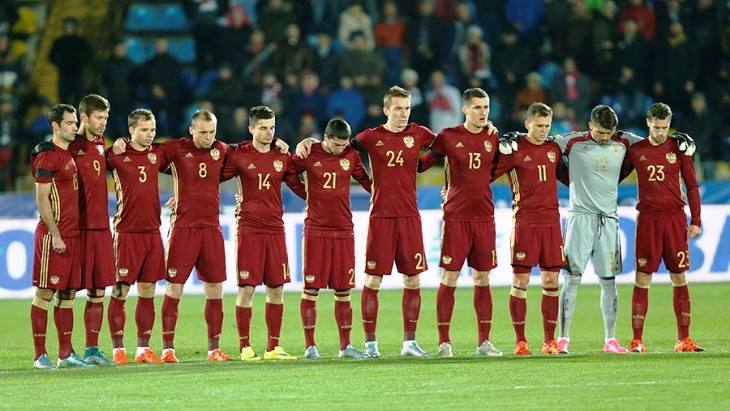 Сборная России перед матчем с Хорватией