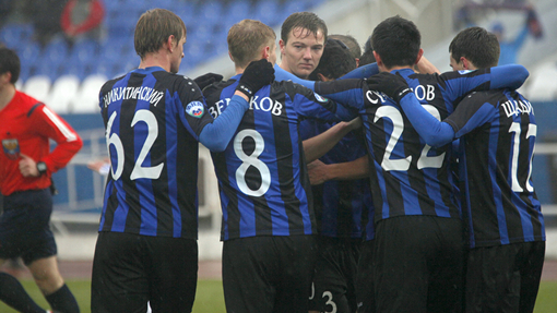 Футболисты «Шинника»