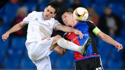 фрагмент матча «Фиорентина» — «Базель»