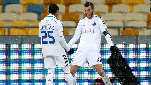 Дерлис Гонсалес и Андрей Ярмоленко