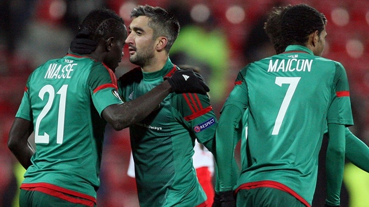 Футболисты «Локомотива»