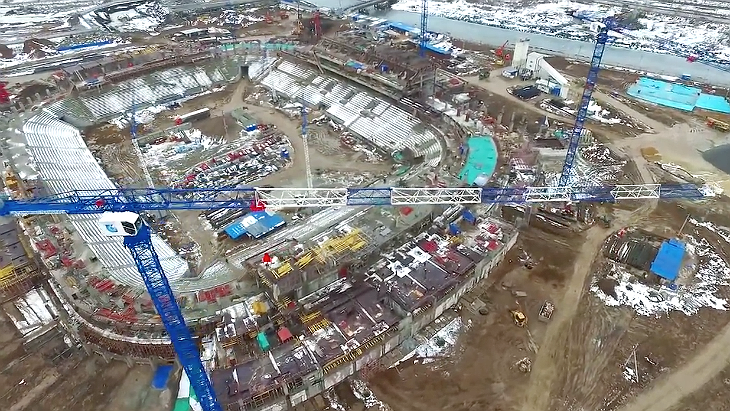 Стройка в Саранске