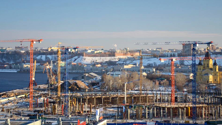 Строительство арены «Нижний Новгород»