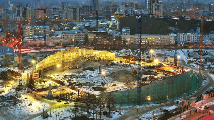 Старт строительства «Екатеринбург Арены»