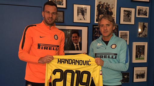 Самир Ханданович и Роберто Манчини