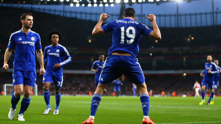 Диего Коста забил шестой гол в шести последних матчах