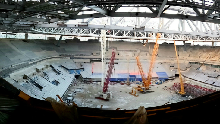 Строительство «Зенит-Арены»