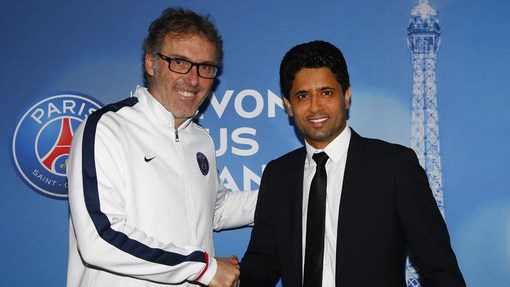 Лоран Блан и Нассер Аль-Хелаифи