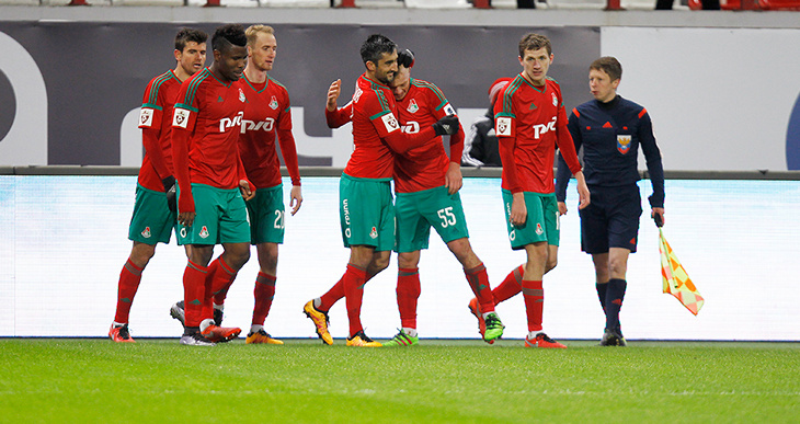 Футболисты «Локомотива»