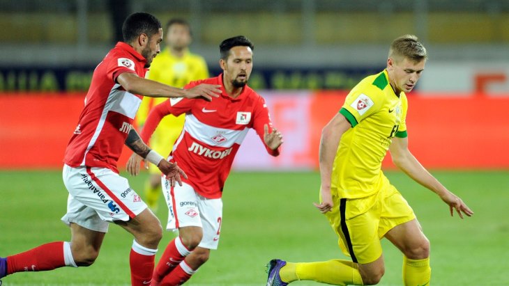 «Спартак» разгромил «Анжи» в Каспийске