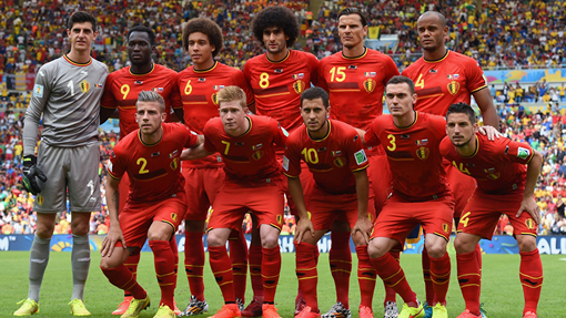 Футболисты сборной Бельгии