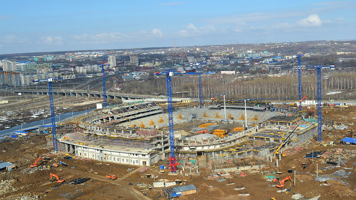 Стройка в Саранске