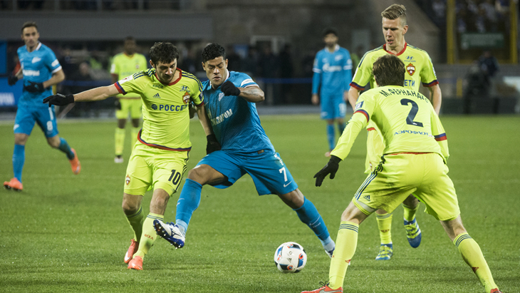 «Зенит» против ЦСКА