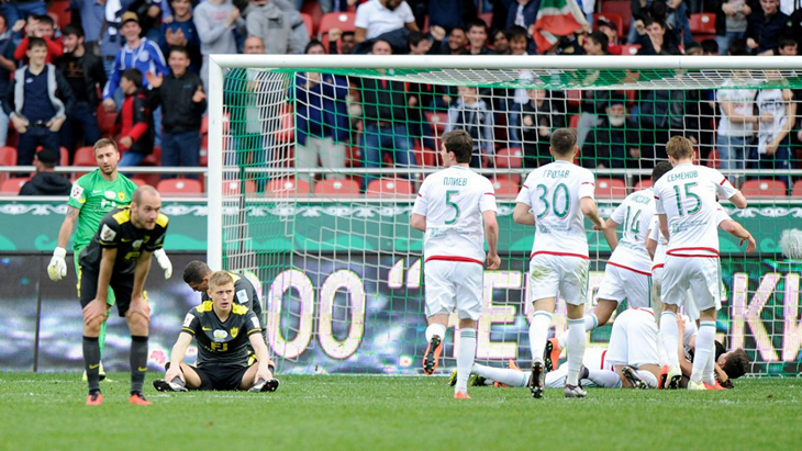 «Терек» занимает шестое место