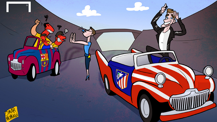 «Атлетико» уже обошел «Барселону» в Лиге чемпионов