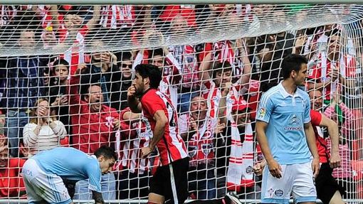 Радость Рауля Гарсии после забитого им мяча