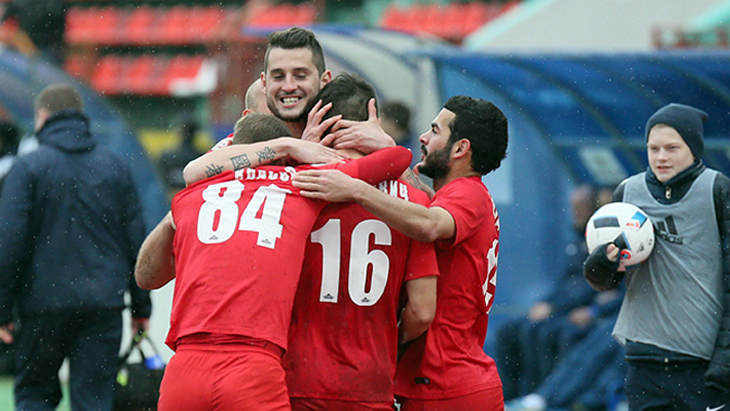 Футболисты «Мордовии»