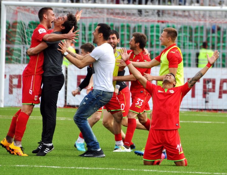 Футболисты «Уфы»