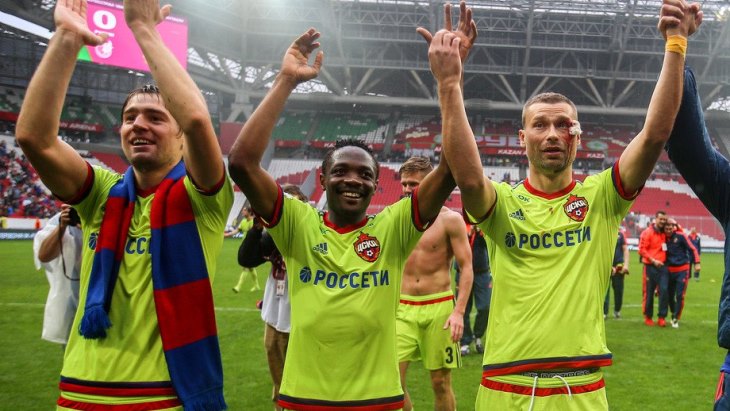 Футболисты ЦСКА