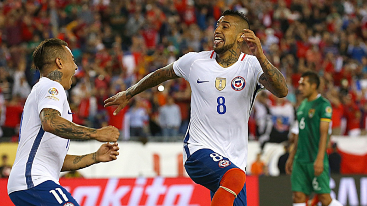 Артуро Видаль и Эдуардо Варгас